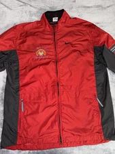 Vintage Nike Windbreaker Full Zip Jacket Mens Size XL Red Made In USA