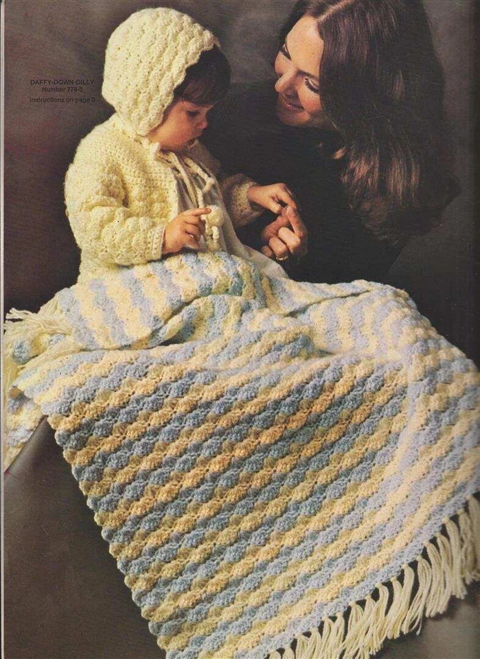 VTG!OOP!COLUMBIA MINERVA CROCHET FOR BABIES, INFANTS, TODDLERS BOOK 778 - Image 3 of 4