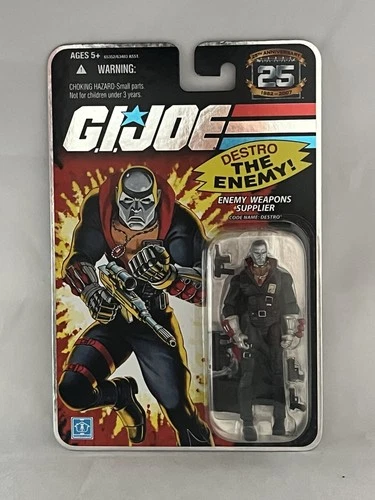 Destro Enemy Weapons Supplier Action Figure GIJoe ARAH 25th Anniversary Hasbro