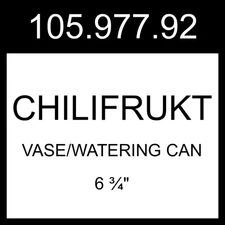 IKEA CHILIFRUKT Vase/watering Can Bright Blue  6 ¾" 105.977.92