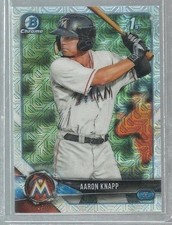 2018 Bowman Chrome Mega Box Prospects Refractors #BCP5 Aaron Knapp (ref34808)