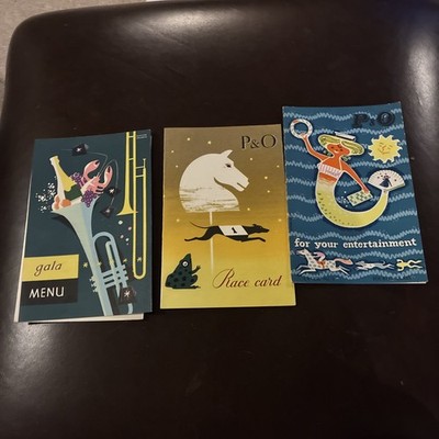 Handelsmarine Ephemera P&O Menüs SS Strathmore (14)