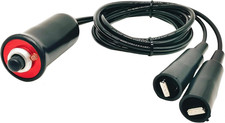Heavy Duty Remote Starter Switch 12V Push Button with 5Ft Wire and Alligator Cli