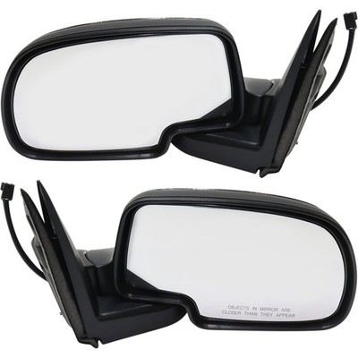 Chrome Power Side View Mirrors Left & Right Pair Set for 99-02 Chevy GMC Truck