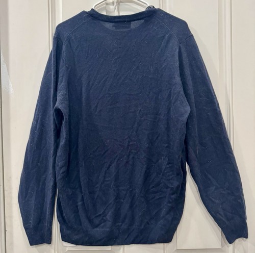 Rodd & Gunn Lowry Bay Strick Kaschmir Wolle Pullover Gr. Medium Blau Granit (Neu mit Etikett) - Bild 3 von 11