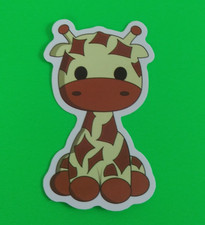 Adorable Baby Giraffe Animated Sticker 2.5