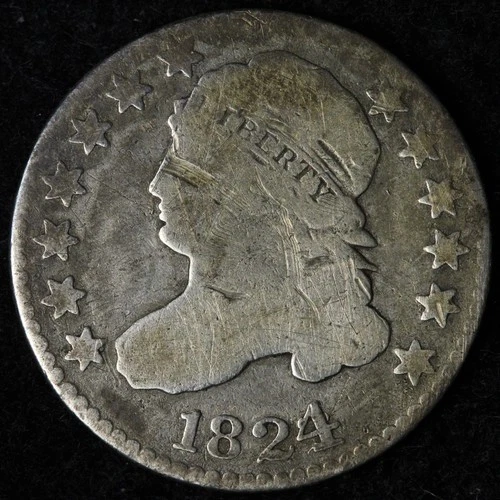 1824-P Capped Bust Dime — photo from another recent sale
