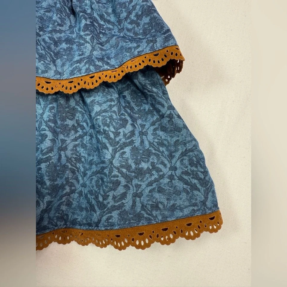 Minifalda de otoño de vaquera costera occidental con volantes Sofía de LUCKY BRAND para niñas talla 14 Foto 4 de 4