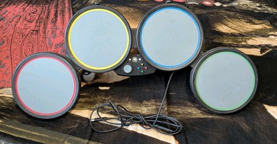 XBOX 360 Rock Band Drum Set Only NO Pedal Or Stand *PARTS ONLY - AS IS*
