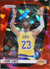 2024-25 Panini Prizm - LeBron James #130 Red Ice Prizm for sale