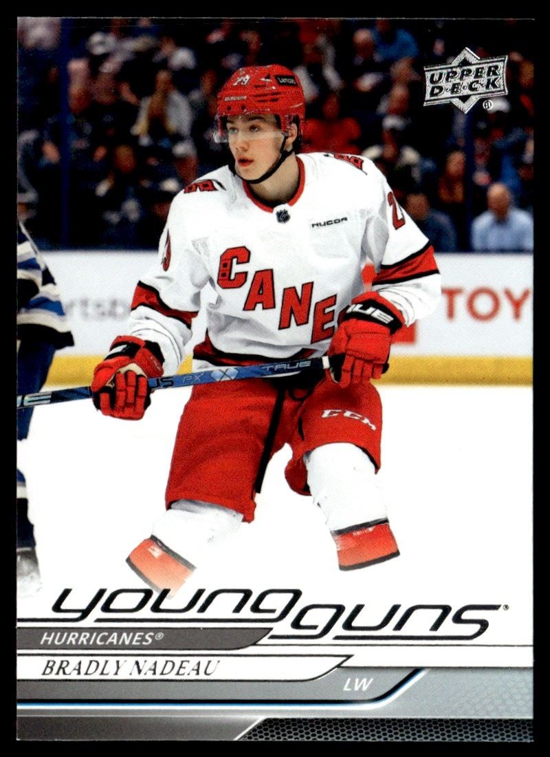 2024-25 Upper Deck Young Guns Bradly Nadeau Rookie Carolina Hurricanes #208