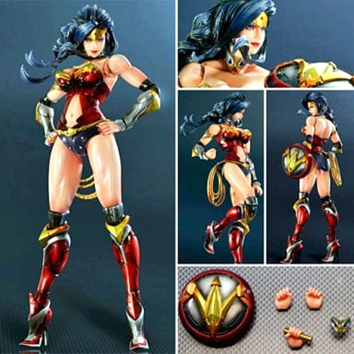 DC COMICS VARIANT PLAY ARTS ワンダーウーマン Amazon.co.jp: DC Comics VARIANT PLAY ARTS改 ワンダーウーマン
