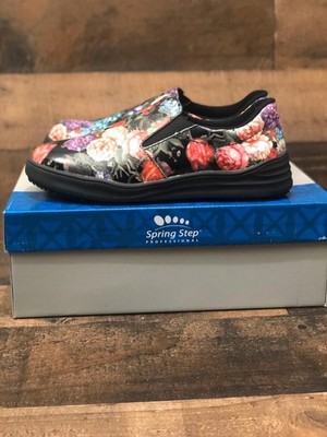 Spring Step Waevo Garden Womens 5.5 Professional Floral Shoes Nursing Comfort