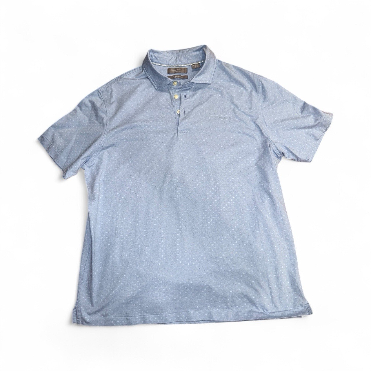 Daniel Cremieux Performance Polo Men’s Large Blue Golf Shirt Stretch