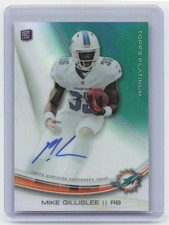 2013 Topps Platinum #A-MGI Mike Gillislee Rookie Autographs Refractors