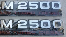 2Pc Set For 1995-2002 2500 Turbo Diesel Side Door Emblem 55295311AB