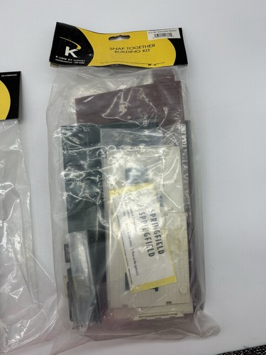 O Gauge K-LINE BY LIONEL #6-21381 & 6-22554 Snap Together Building Kits NOS 2C - Picture 6 of 7