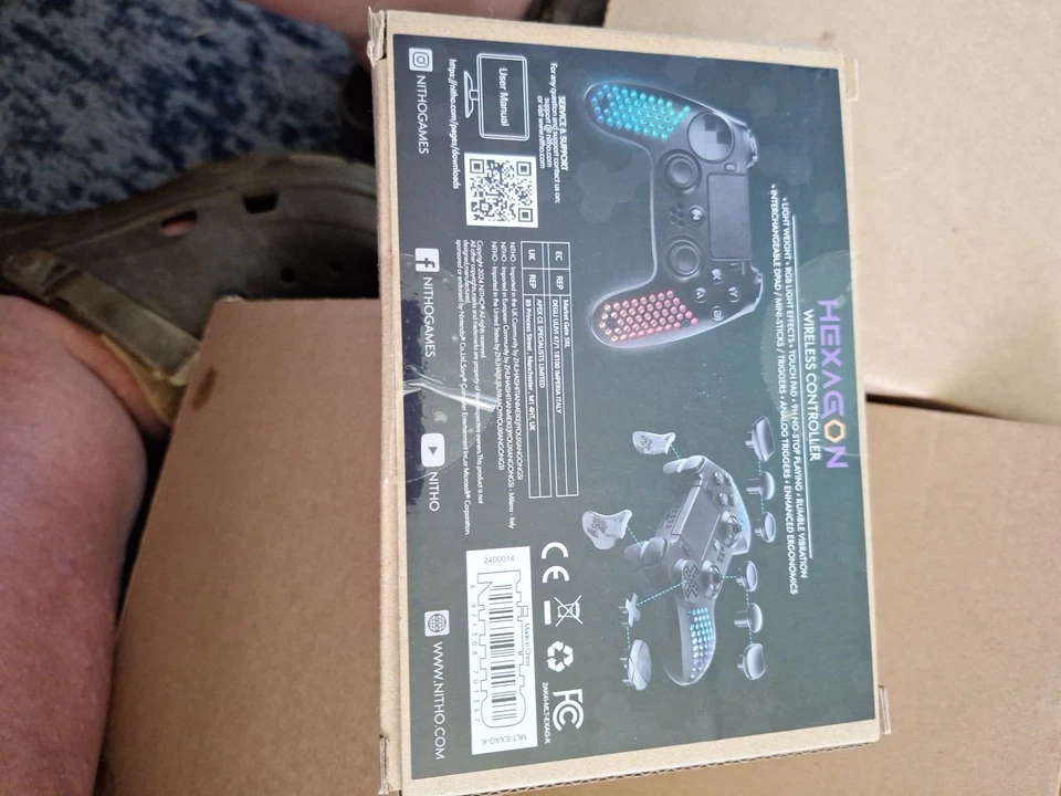 Hexagon Wireless Gaming Controller, Game Controller for PC Window 7/8/10/11, PS3 - Image 2 of 2