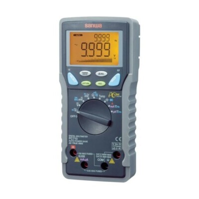 Sanwa PC710 Digital Multimeter True RMS Dual Display PC Anschluss Hohe Genaui...