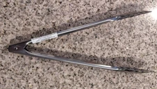 Choice 12" Extra Heavy-Duty Stainless Steel Utility single  Tong