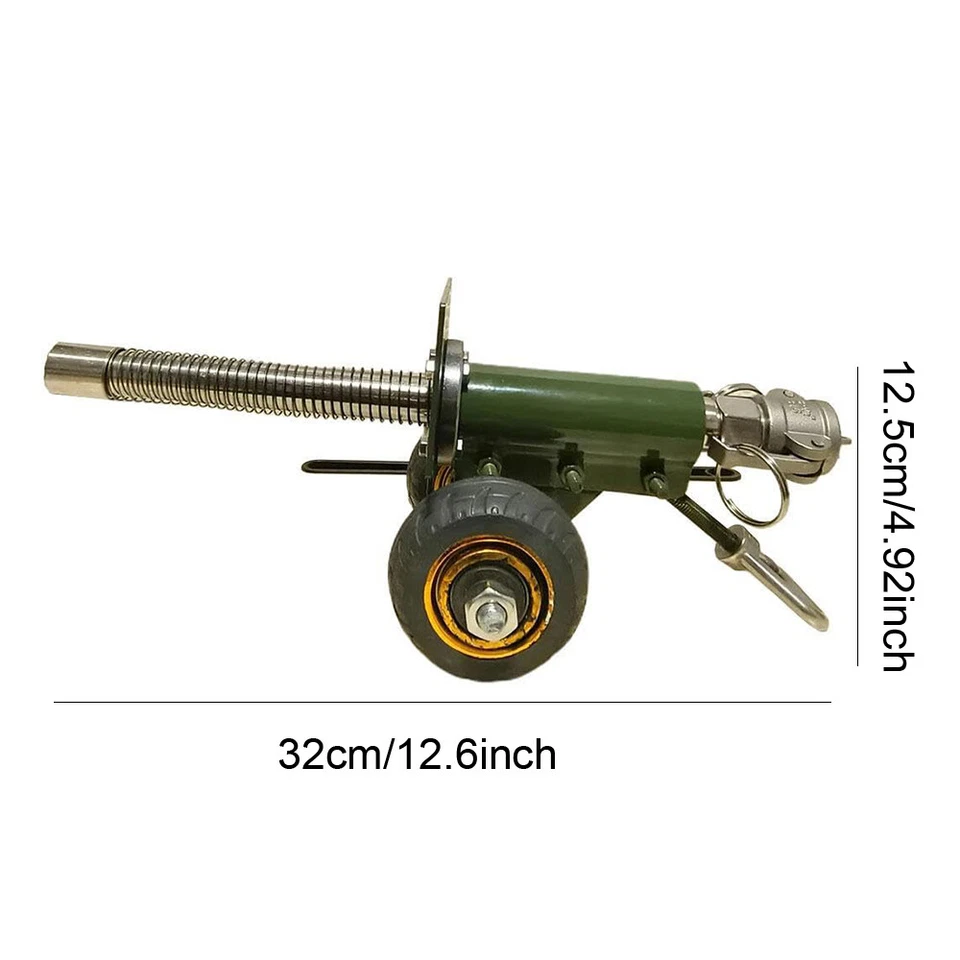 Petardo Artillería Modelo Acero Inoxidable Mini Cañón Colección Militar Regalo Foto 3 de 4