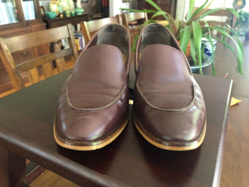 Burgundy Everlane Loafers, size 8.5, made in Italy - Picture 2 of 6