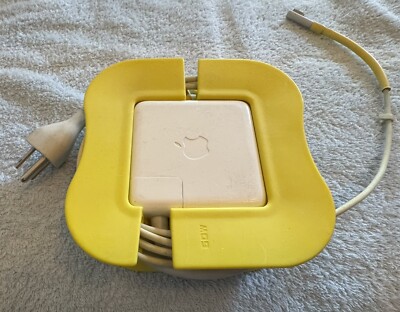 Apple MagSafe L-Tip A1344 AC Power Adapter w/ Quirky Powercurl Cord Spool #641