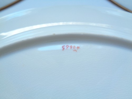 Antike Minton Speiseteller - Gilman Collamore & Co Fifth Ave 30th St G9904 (3) - Bild 11 von 12