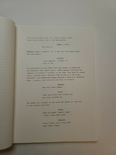 DIE WELT UM FÜNFUNDVIERZIG GRAD / Christopher Wood 1990er Spielskript - Bild 5 von 12