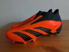 Adidas Predator Accuracy+ FG Men's Orange Black Soccer Cleats GW4560 Size 8