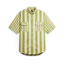Levi's&reg; Skate - Woven Mixed Up S/S Shirt - Green/White SALE