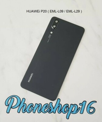 Original Huawei P20 EML-L09 / EML-L29 Akkudeckel Deckel Backcover Schwarz B