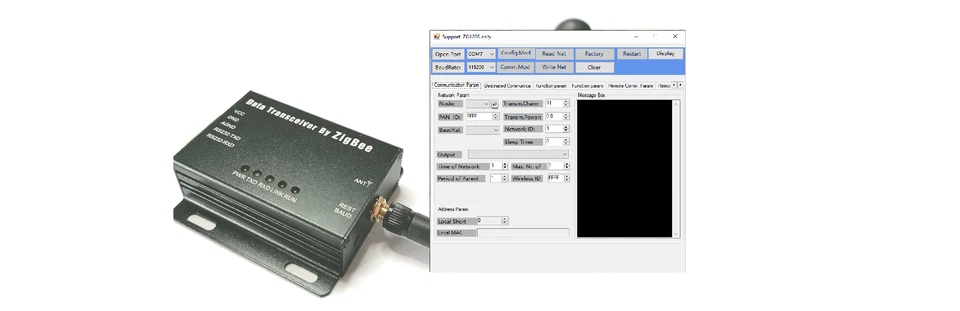 Zigbee(2.4G IEEE802.15.4) Network to RS232 Transiever 5dBiAntenna DC12V include - Bild 3 von 4