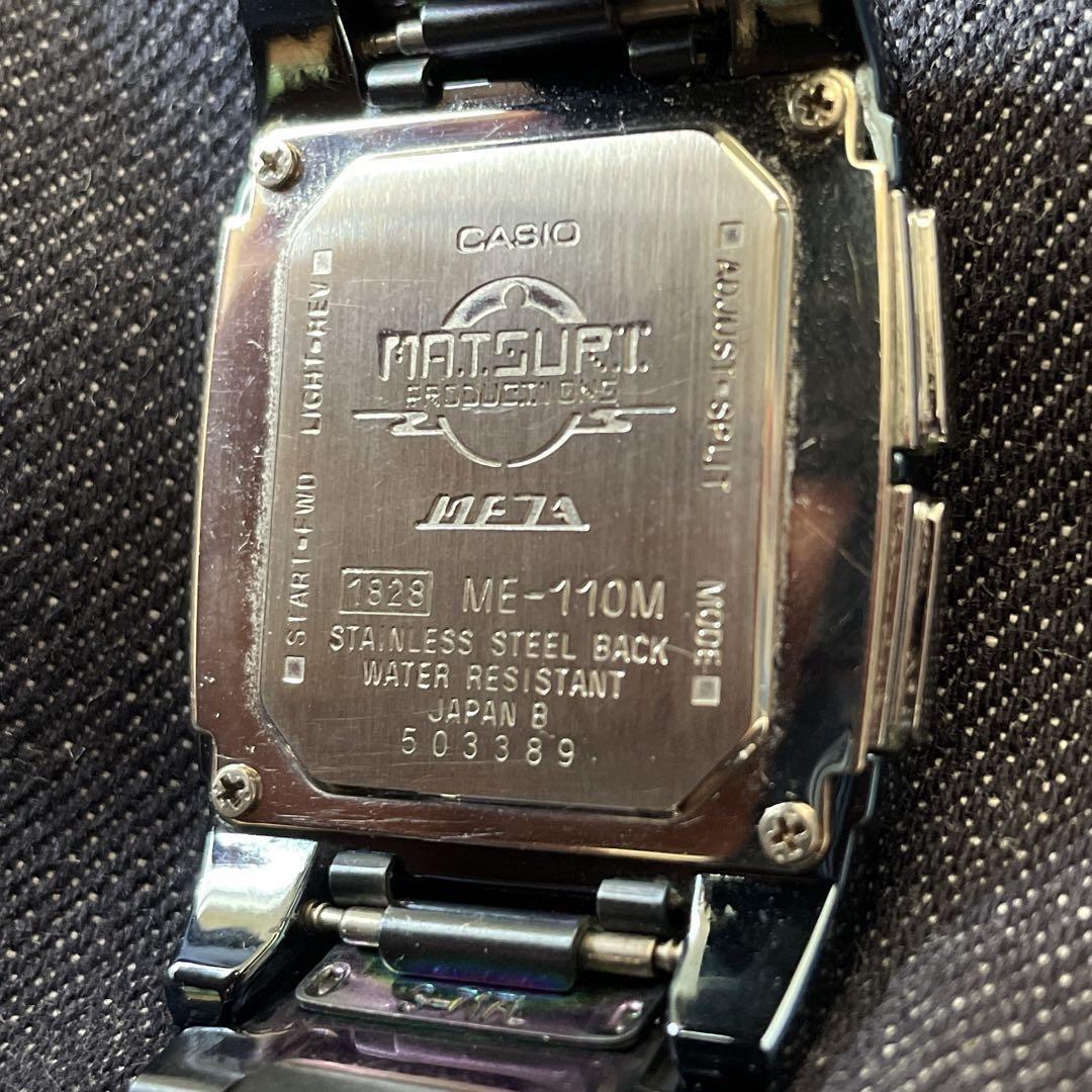 CASIO META ME-110M MATSURI デジタル y2k テック CASIO META ME-110M MATSURI デジタル y2k テック