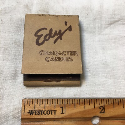 Matchbook Edy's Character Candies San Francisco Oakland Berkeley CA