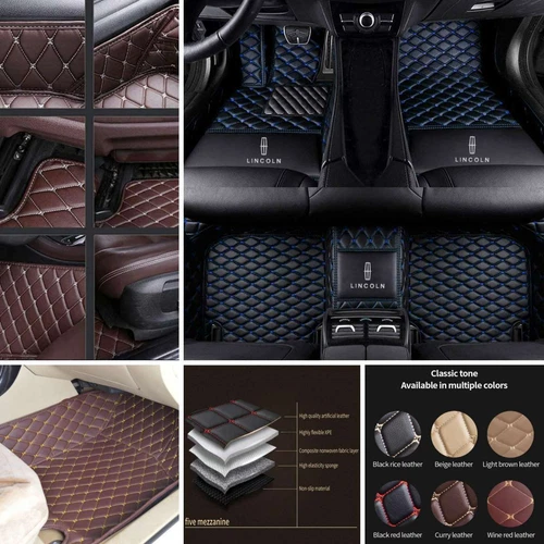 For Lincoln Town Car 1998-2011 Custom Carpets All Weather Car Floor Mats Auto - Imagen 22 de 36