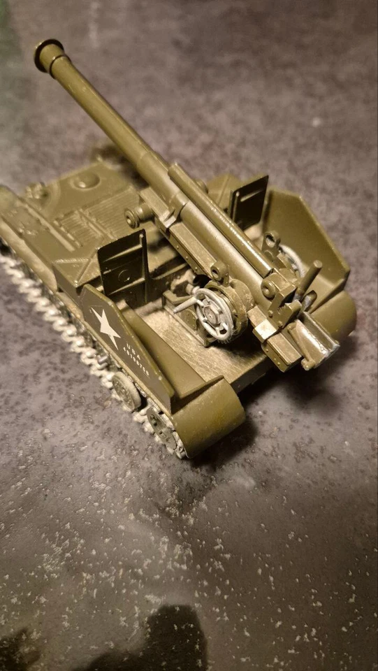 CHAR SOLIDO CANON DE 155 CHASSEUR DE CHARS AUTO MOTEUR N°219 DE 07/1969 - Photo 3/4