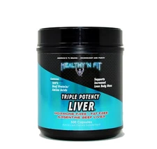 Healthy N Fit - Triple Potency Liver 500 Caps, Premium Desiccated Beef Liver