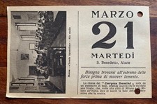 San Benedetto Abate, Heiligenbild Des Tages Am Dienstag, 21. März 1933