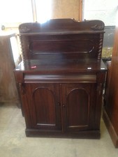 William IV Gothic Arch Rosewood Chiffonier Sideboard Buffet Cabinet Cupboard