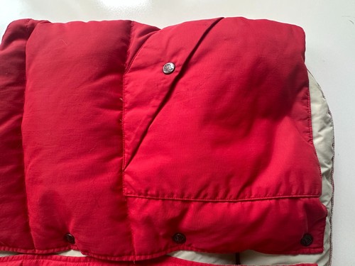 Vintage Used Penfield Down Puffer Red Vest Men XL - Picture 11 of 11