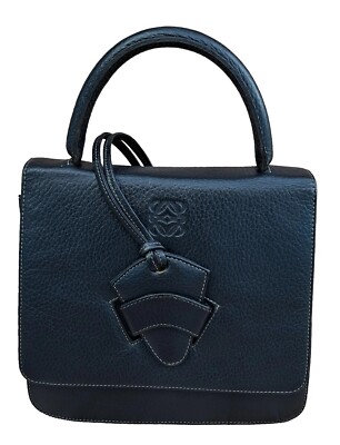 Vintage LOEWE BARCELONA  2  Ways    Hard To Find Anagram Handbag 