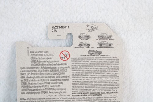 Pack de 4 HotWheels Fiat 500 Ford Mini Cooper Subaru V1405 NUEVO A297 - Imagen 6 de 20