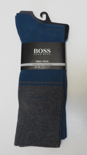 Calcetín Hugo BOSS Clásico Crew Para Hombre Talla 7 - 13 Algodón Suave Paquete de 2 Diseño - Imagen 127 de 150