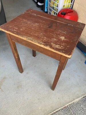 Desk Vintage Old School Table 30 Firm No Offers