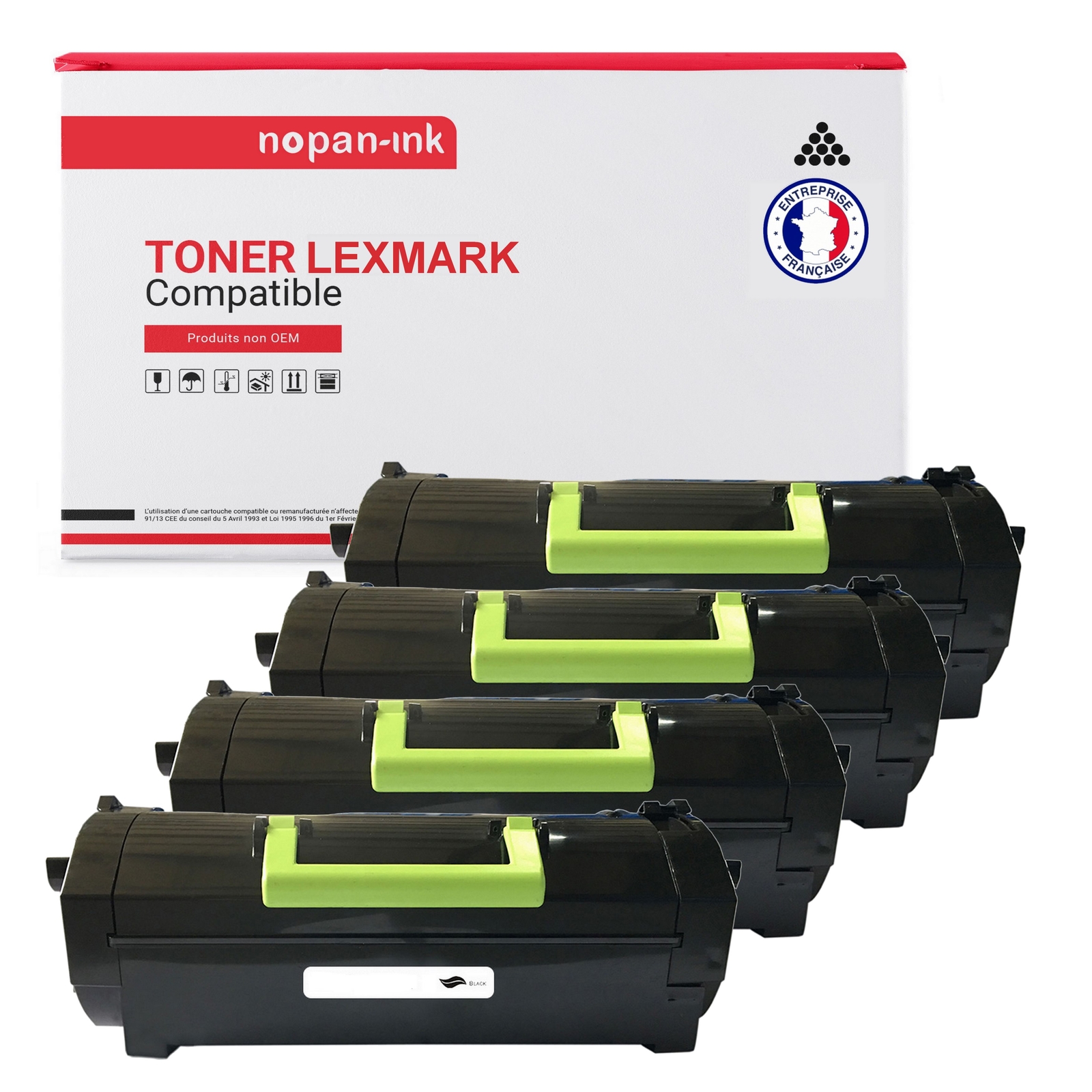 Toner Lexmark 51B2H00 pour en finir avec les impressions pâles au bureau