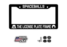 Spaceballs The License Plate Frame Black License Plate Frame