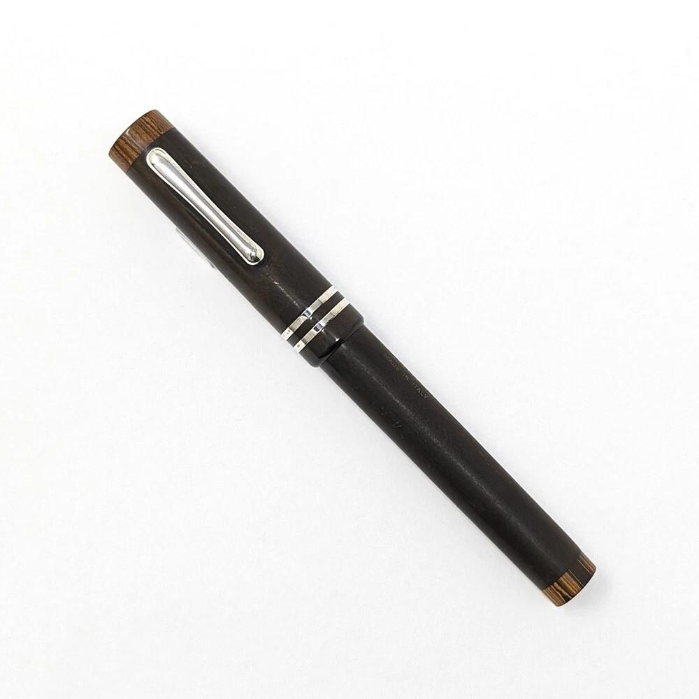 Stipula Novecento Chromo Fountain Pen - Fine 18k Nib | eBay