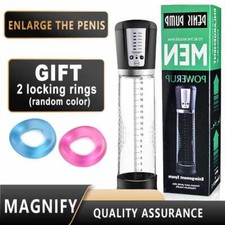 Electric Vacuum Penis Pump Enlargement Dick Pump Penis Trainer Extender Delayed