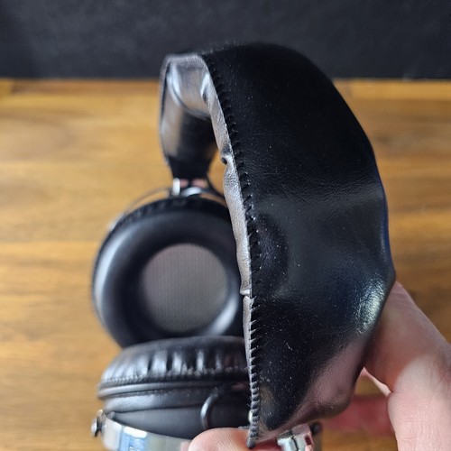 Philip's Stereo Headphones Black Over Ear 8 Ohm with Volume Japan Vintage - Picture 8 of 14